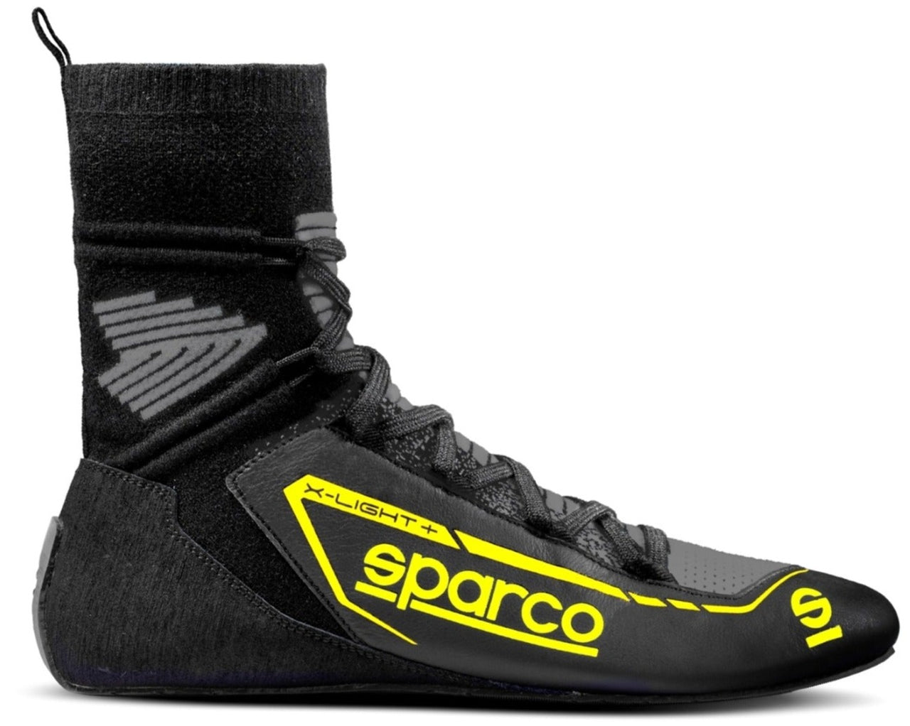 Sparco X-Light+ Racing Shoes Black / Yellow Image