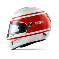 Thumbnail for The best retro styled auto racing helmet is the Sparco Air Pro RF-5W 1977 with it's old school stripes.