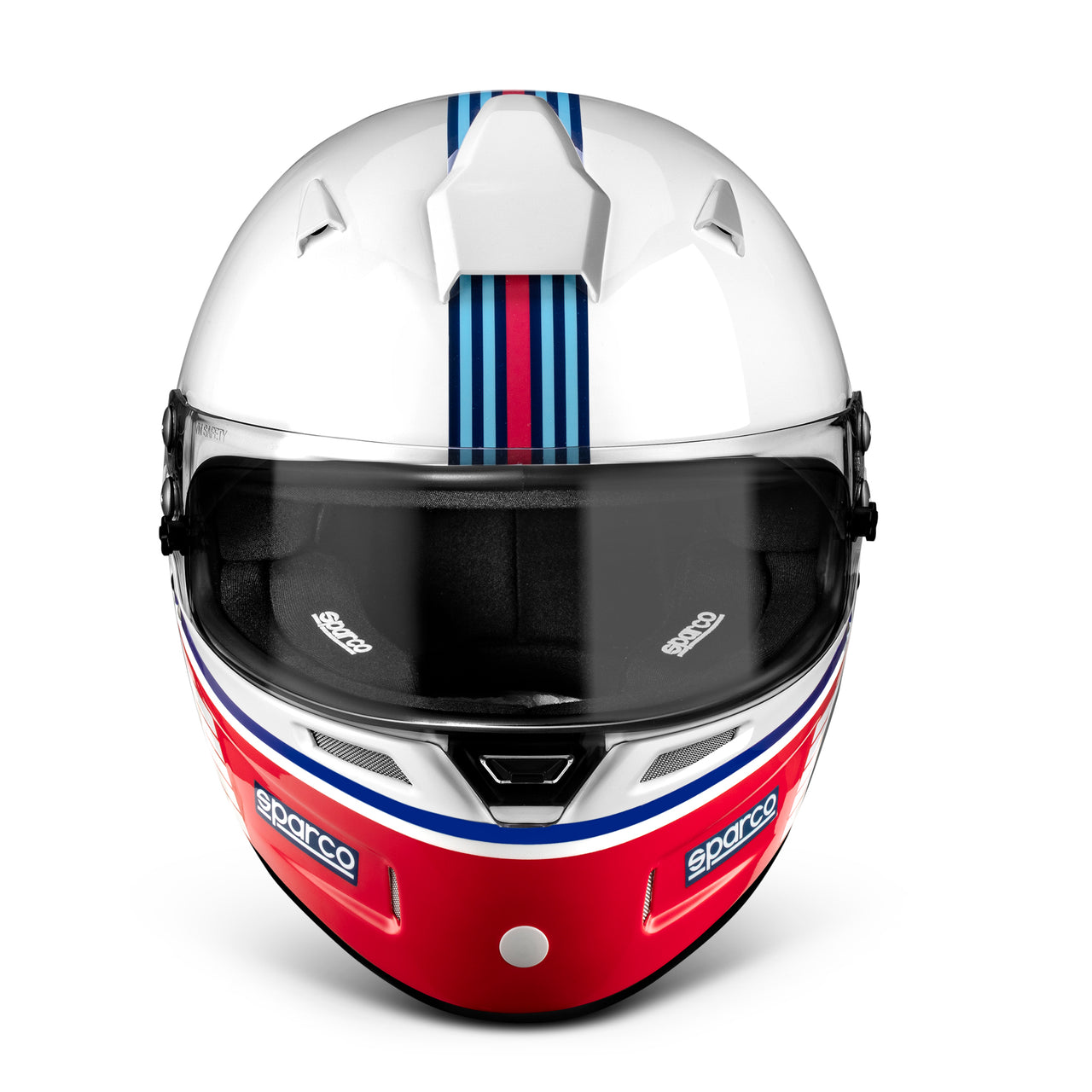 Sparco Air Pro RF-5W Martini Helmet FRONT IMAGE
