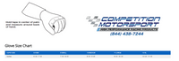 Thumbnail for Sparco Rush Kart Racing Glove - Size Chart Image