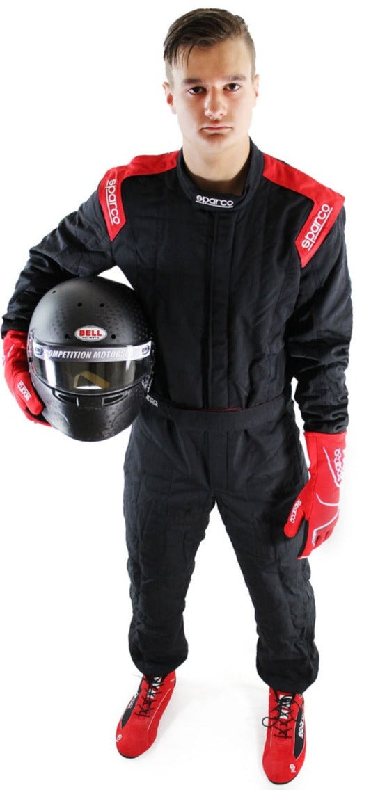 Sparco Conquest Race Suit Black / Red Will RingwelskiImage