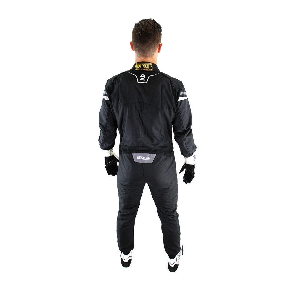 Sparco Prime LT Race Suit - Limited Edition Black Rear Will Ringwelski Image