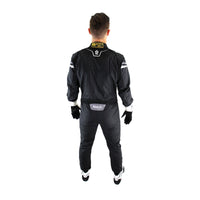 Thumbnail for Sparco Prime LT Race Suit - Limited Edition Black Rear Will Ringwelski Image