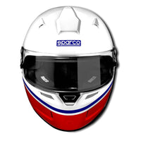 Thumbnail for Sparco Air Pro RF-5W Martini Helmet FRONT CLOSEUP IMAGE