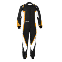 Thumbnail for sparco_kerb_kart_racing_suit_competition_motorsport_black_orange