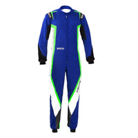 Thumbnail for sparco_kerb_kart_racing_suit_competition_motorsport_blue_green