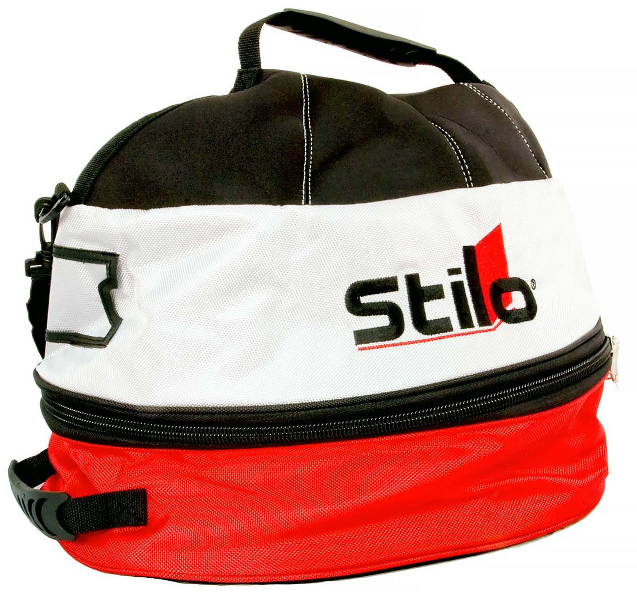 The Stilo Helmets racing helmet bag YY0016 stores your Stilo helmet plus your HANS device in one durable, convenience bag.