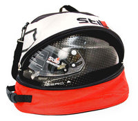 Thumbnail for The Stilo Helmet Bag Plus HANS has a soft interior to keep your helmet from being scratched.