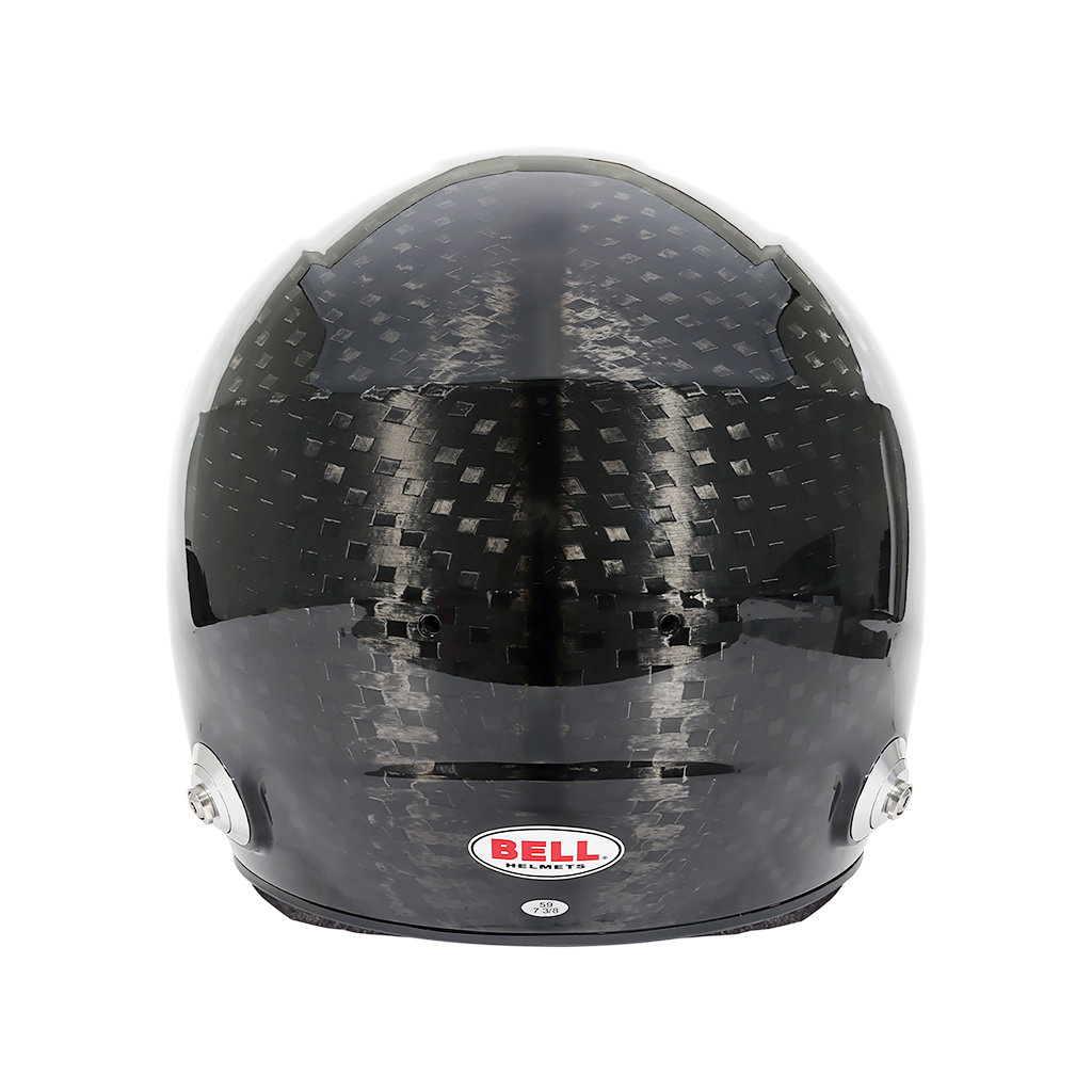 Bell GT6 Carbon SA2025 helmet close-up of carbon weave and chin bar