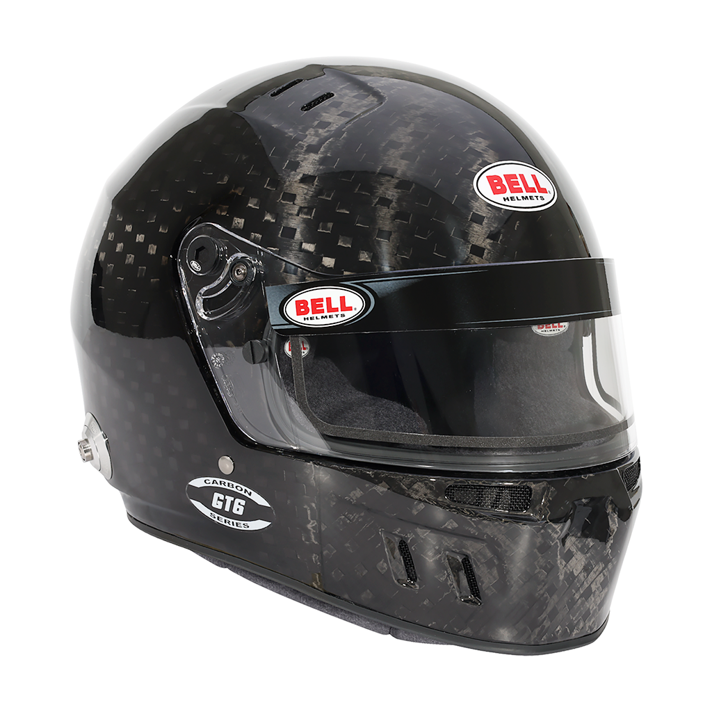 Professional racing helmet Bell GT6 Carbon SA2025 with aerodynamic design