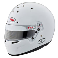 Thumbnail for White racing helmet with Bell logo on a white background