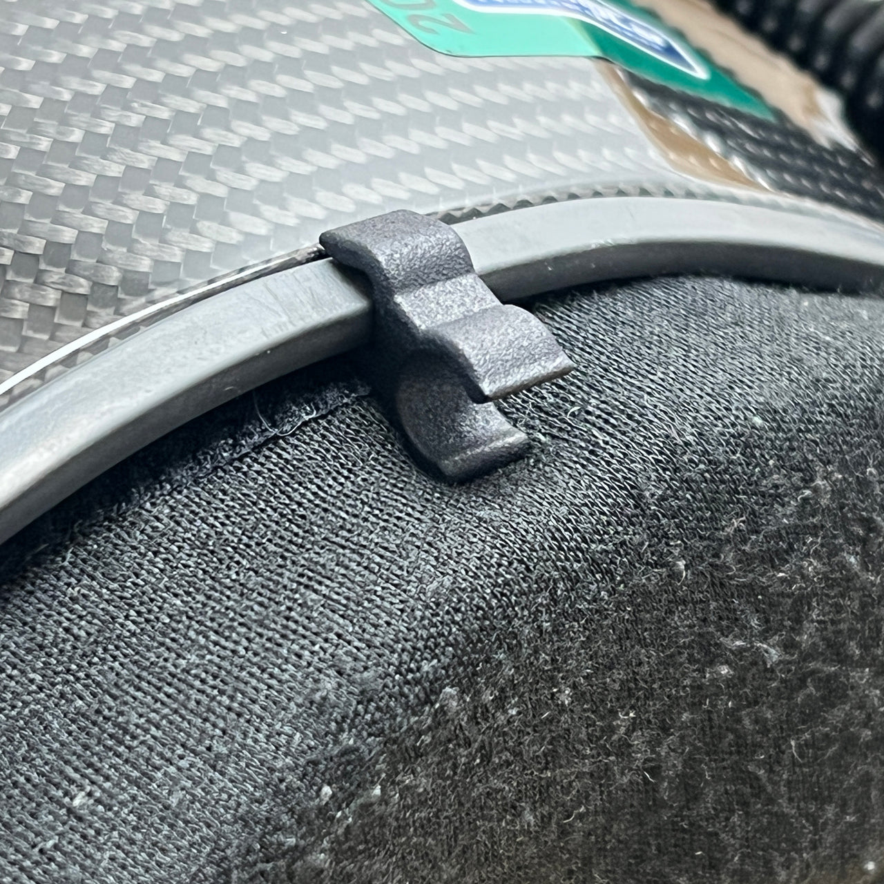 Trac-Com Ear Bud Connector Helmet Clip