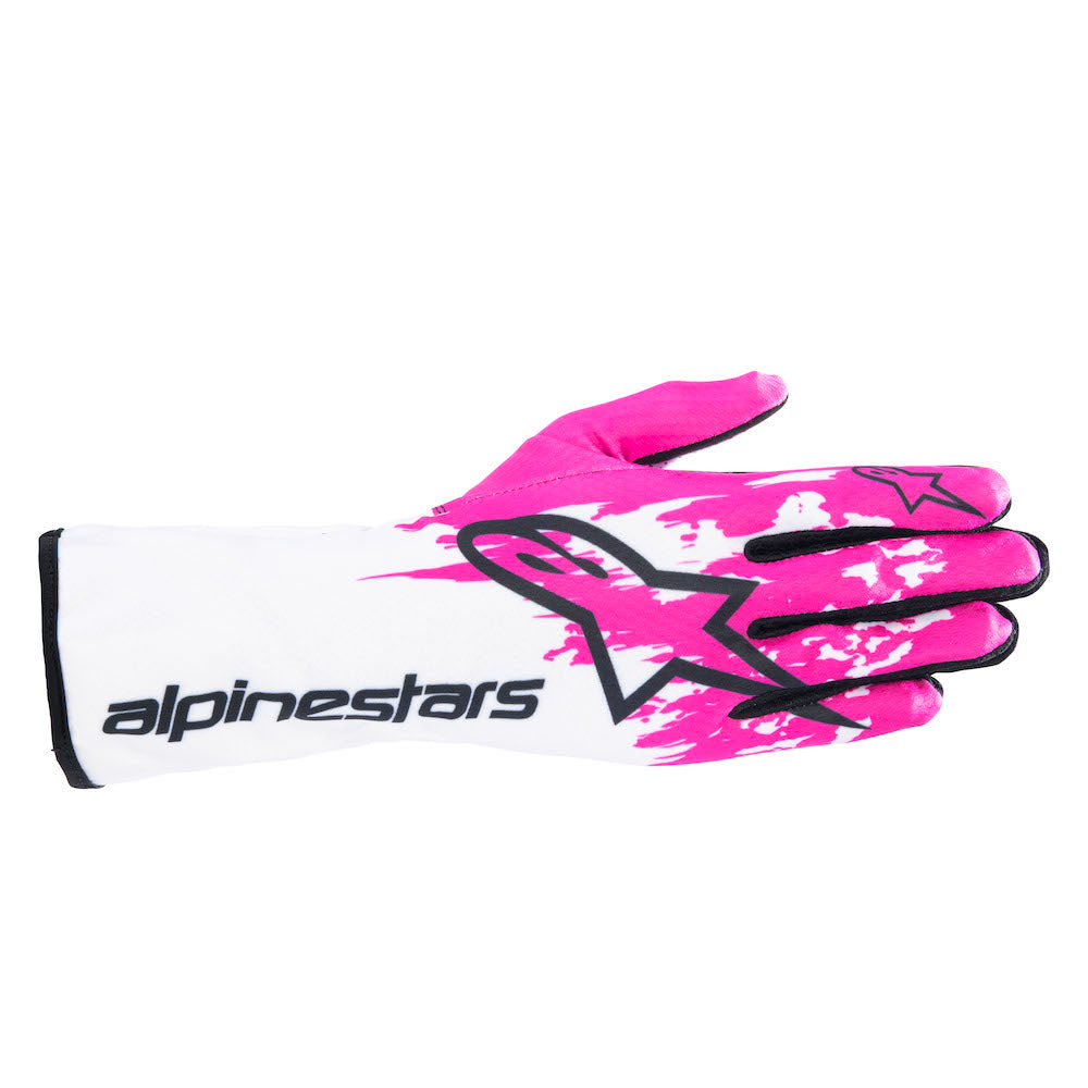 Elevate your karting experience with the Alpinestars Tech-1 K v3 Gloves, capturing the essence of racing excellence