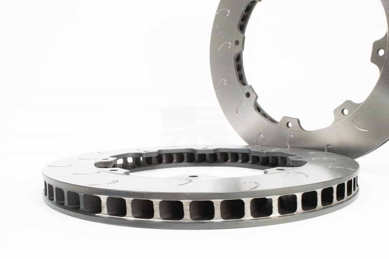 AP Racing J Hook 380mm Rear Floating Racing Brake Rotors Vane Image
