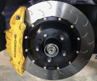 Thumbnail for AP Racing 410x36mm 2-piece J Hook Front Brake Rotors - Porsche (OEM PCCB)