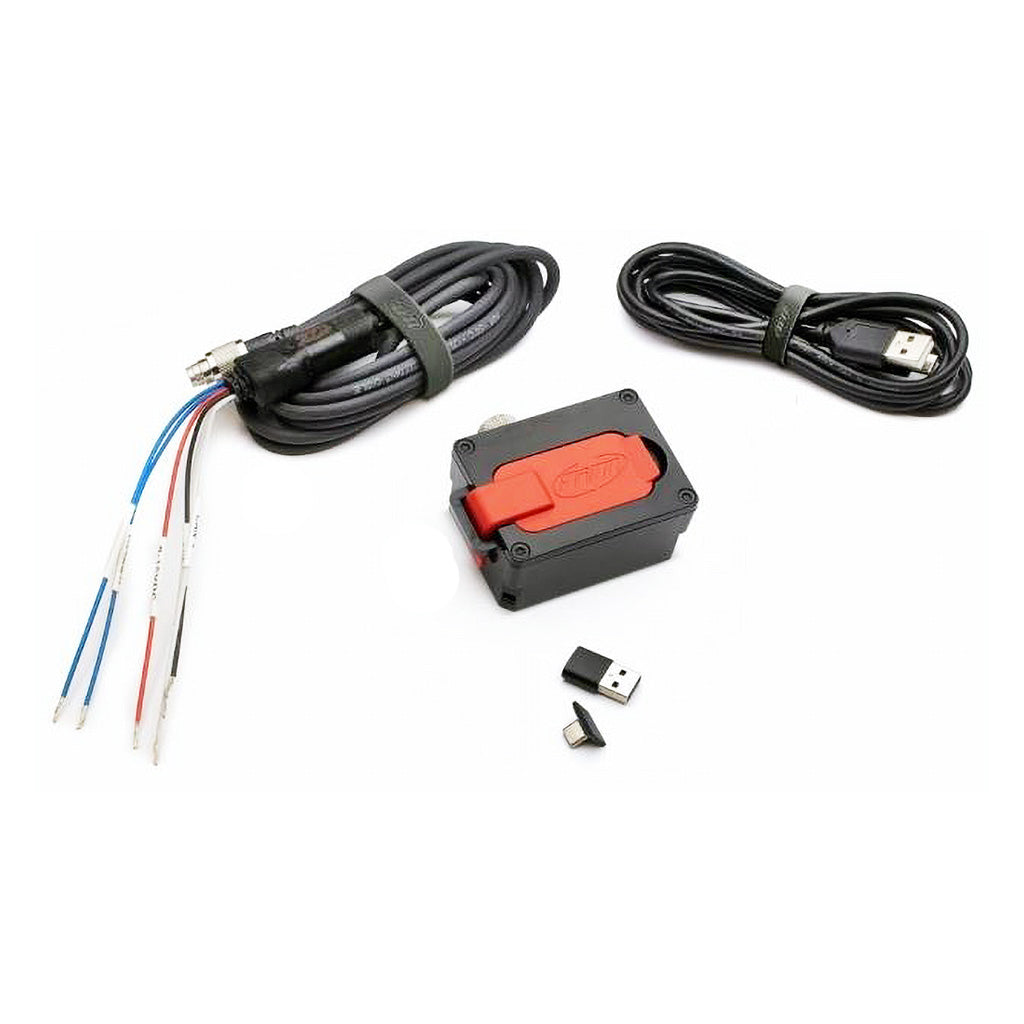 AiM ECU Log datalogger with CAN Bus wired connectors