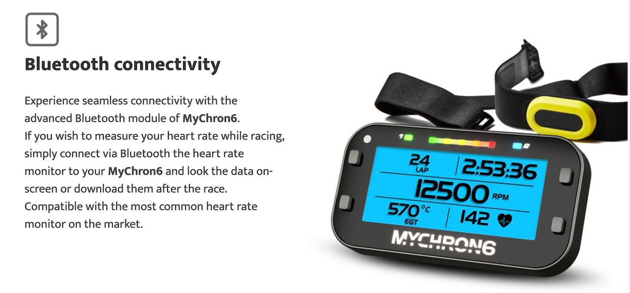 AiM-Mychron-6-Data-Logger-Kart-Racing-Dash-Bluetooth-Image