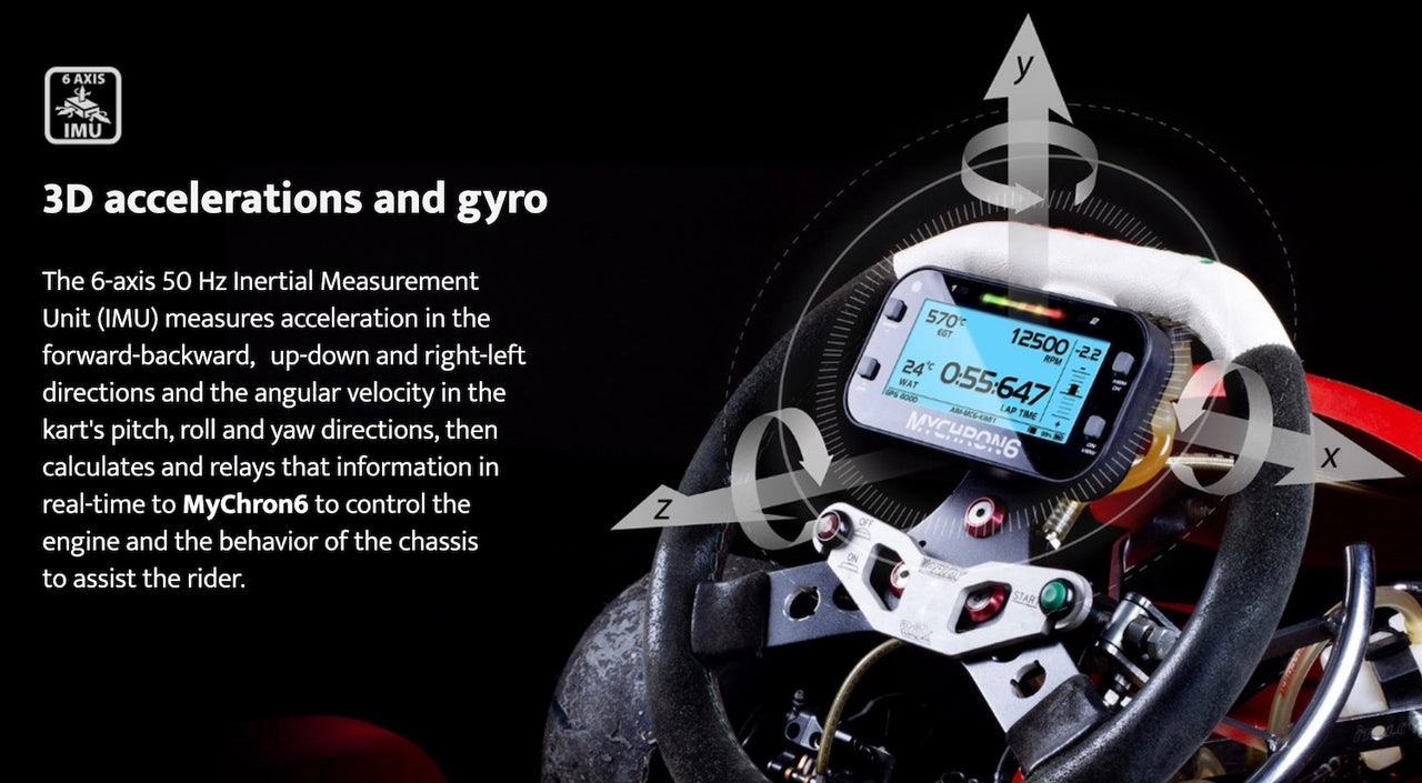 AiM-Mychron-6-Data-Logger-Kart-Racing-Dash-Gyro-Image