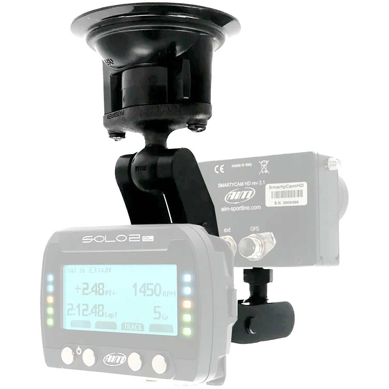 AiM Track Day Mount Kit for Solo2 DL and SmartyCam3 at Competition
