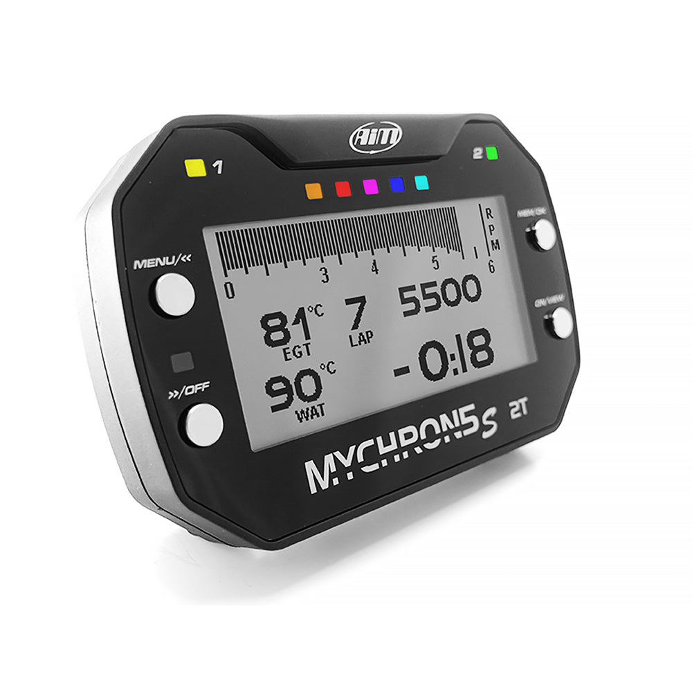 AiM Sports MyChron5S 2T Dual-Temperature Karting Dash and Data Logger