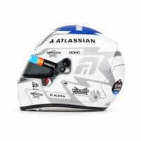 Thumbnail for Alex Albon Williams 2026 Bell 1:2 scale mini helmet left side view