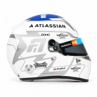 Thumbnail for Alex Albon Williams 2026 Bell HP77 mini helmet right side view