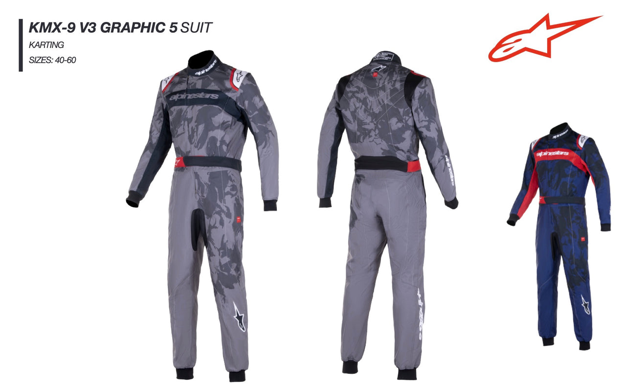 Alpinestars KMX-9 v3 Graphic 5 Kart Racing Suit