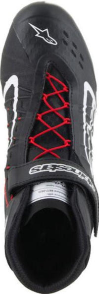 Thumbnail for Alpinestars_2712124-123_tech-1-kx-v3-shoes-fia_black/red_Top_Image