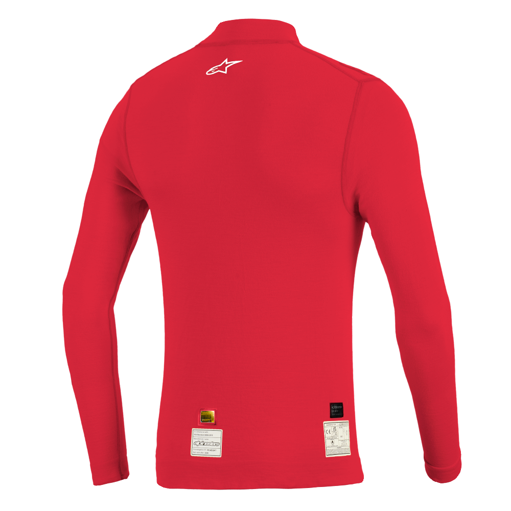 Alpinestars ZX EVO V3 Fireproof Shirt Red back view