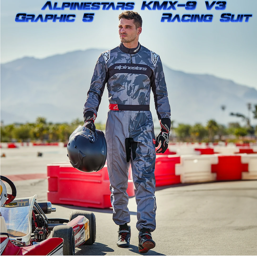 Alpinestars KMX-9 V3 Graphic5 Kart Race Suit @ Competition Motorsport