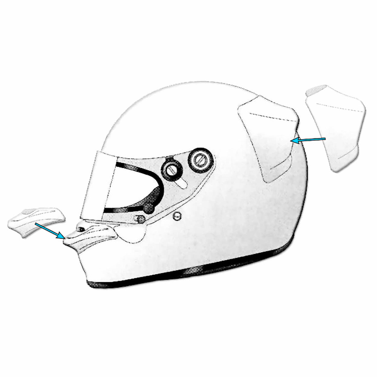 arai helmet line VX-PRO 4 SLASH Experience the high Arai VX-Pro4 Slash Helmet -