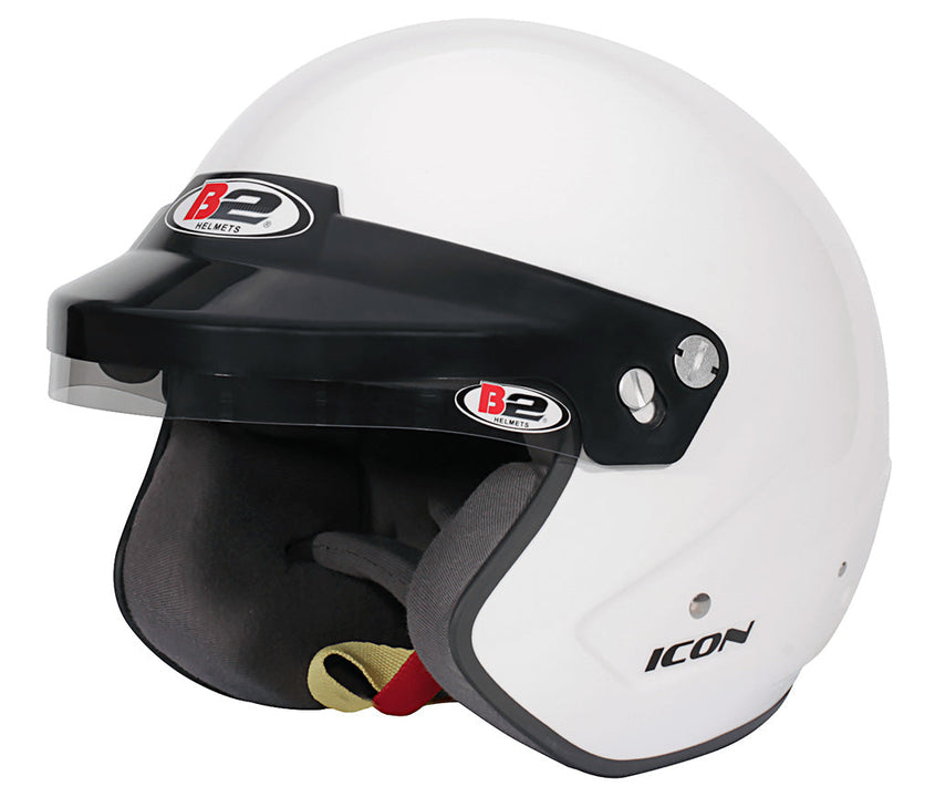 Icon B2 Open-Face Auto Racing Helmet | Snell SA2020 Approved