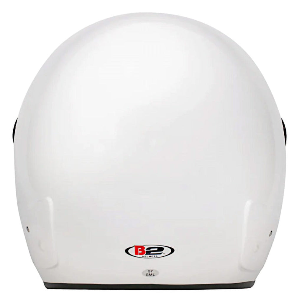 Snell SA2020 approved Icon B2 open-face helmet designed for HPDE, vintage racing, and rally use