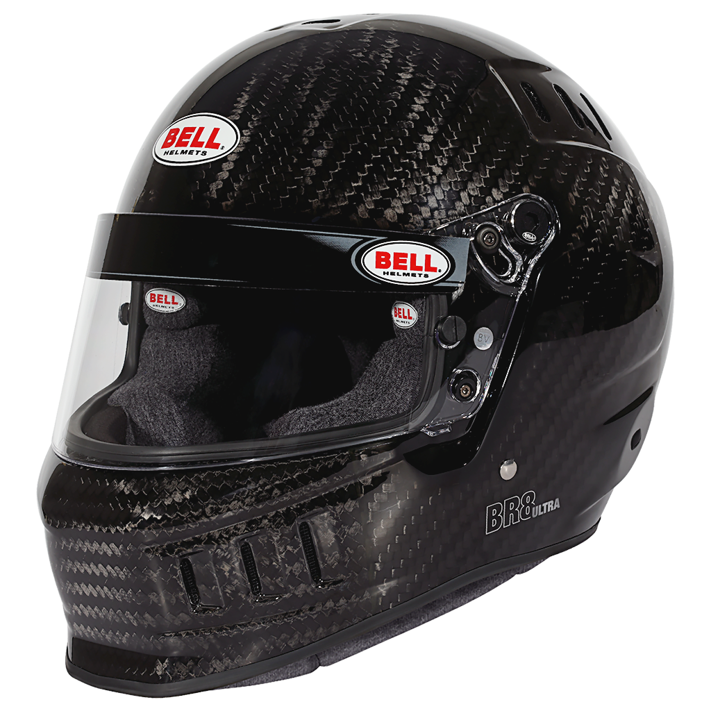 Bell BR8 ULTRA carbon fiber auto racing helmet with lightweight shell