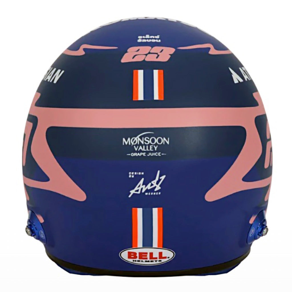 Bell HP77 Alex Albon 1:2 Scale F1 Mini Helmet | Williams 2025 F1 Season
