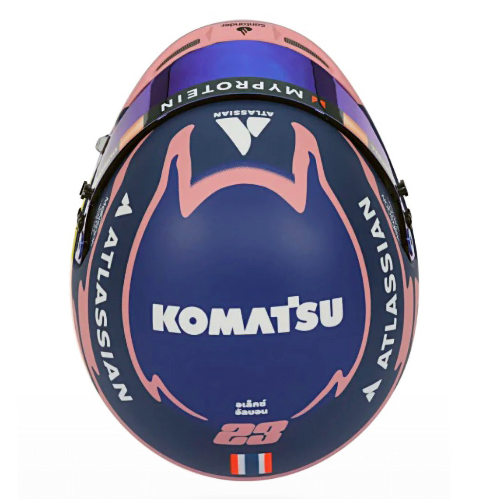 Bell HP77 Alex Albon 1:2 Scale F1 Mini Helmet | Williams 2025 F1 Season