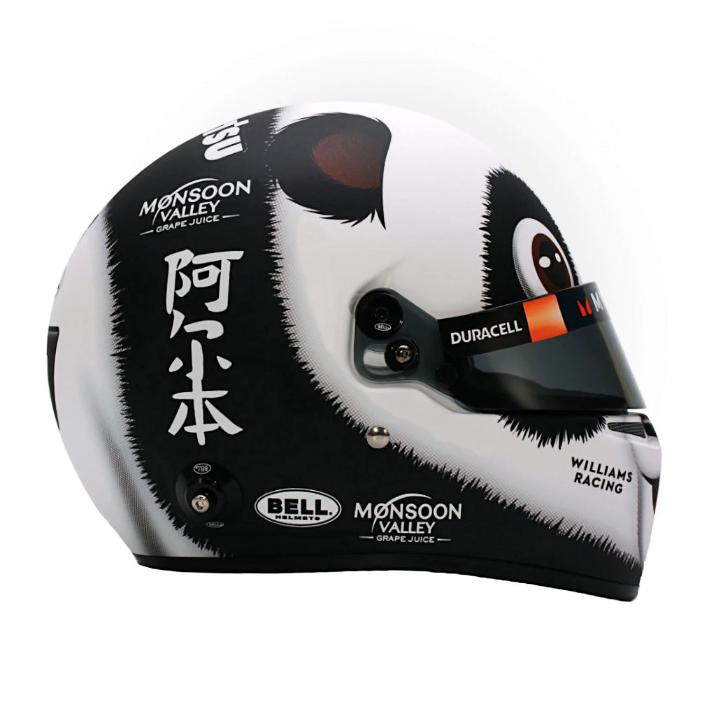 Bell HP77 Alex Albon China 1:2 Scale F1 Mini Helmet | Williams China GP