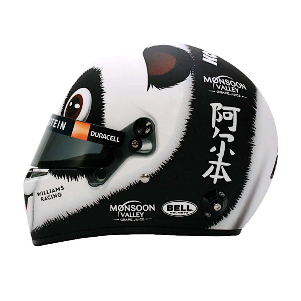Bell HP77 Alex Albon China 1:2 Scale F1 Mini Helmet | Williams China GP