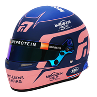 Thumbnail for alex albon 2024 williams f1 mini helmet bell 1:2 scale