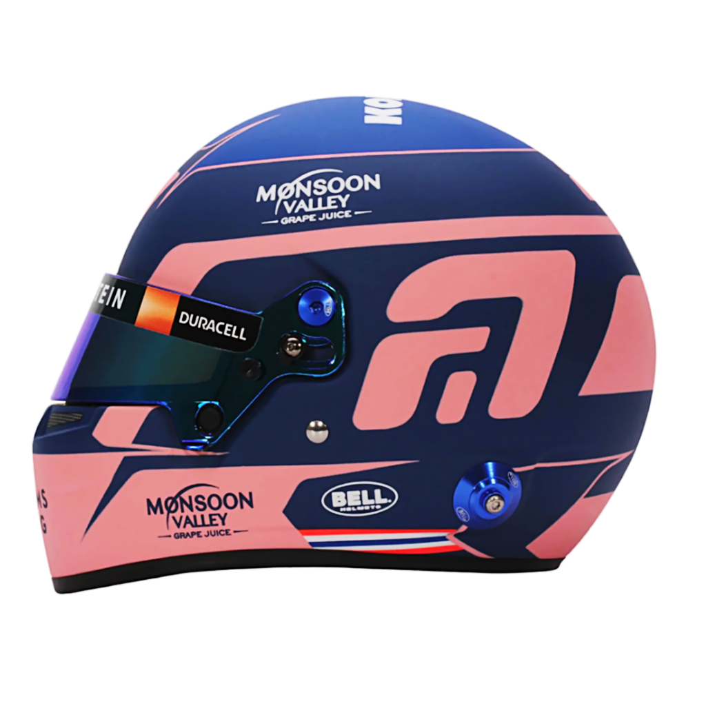 bell racing 1:2 scale albon helmet collectible