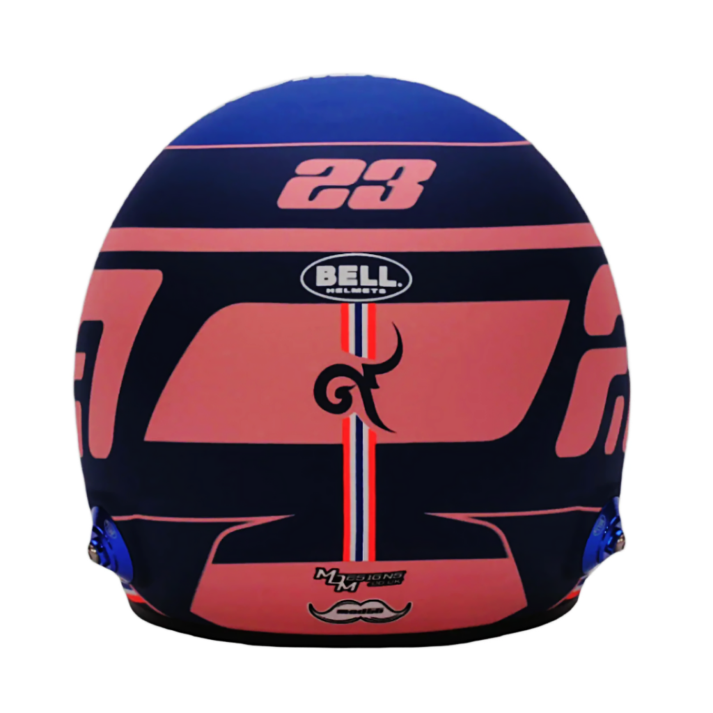 bell hp77 half scale helmet alex albon replica