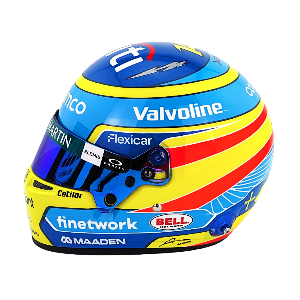Bell 1:2 Scale F1 Mini Helmet Fernando Alonso | Aston Martin Bell 1:2 Scale F1 Mini Helmet Fernando Alonso | Aston Martin