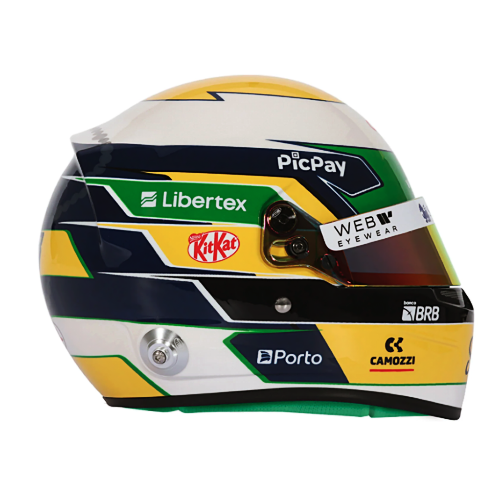 Bell HP77 Gabriel Bortoleto 1:2 Scale F1 Mini Helmet | Kick Sauber 2025 F1 Season