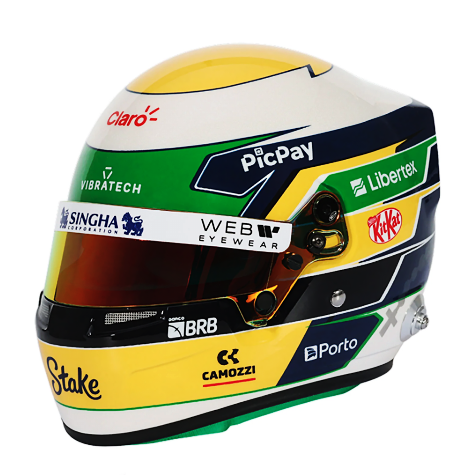Bell HP77 Bortoleto 2025 Mini-Helmet @ Competition Motorsport
