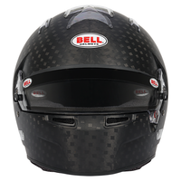 Thumbnail for Bell HP77 EVO-IV full-face race helmet front view with high-strength carbon weave finish