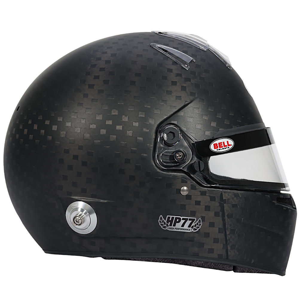 Bell HP77 EVO-IV FIA 8860-2018 certified helmet with chin spoiler and advanced ventilation