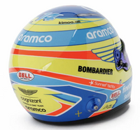 Thumbnail for Bell Mini 2024 Fernando Alonso Helmet 4100308 Back 3/4 Image