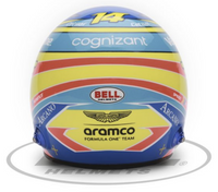 Thumbnail for Bell Mini 2024 Fernando Alonso Helmet 4100308 Back Image