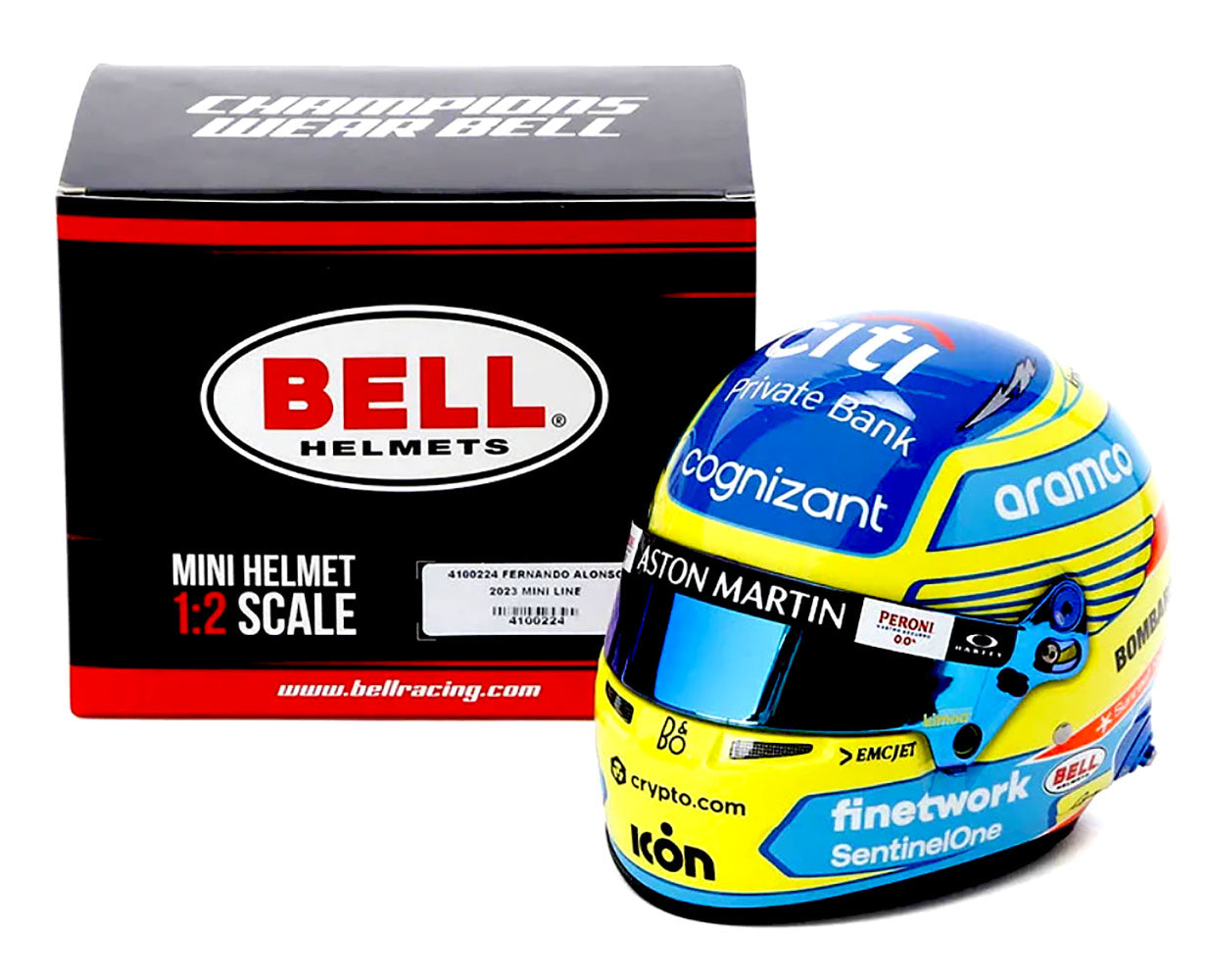 Bell HP77 2024 Fernando Alonso 1:2 Mini Helmet