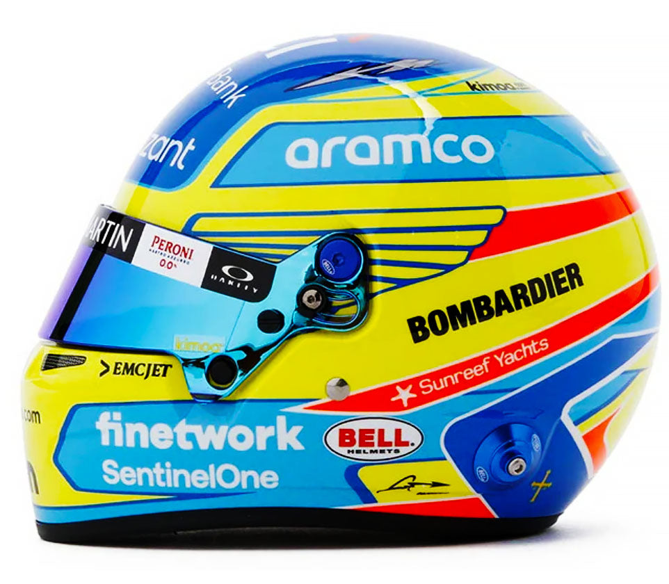 Bell HP77 2024 Fernando Alonso 1:2 Mini Helmet